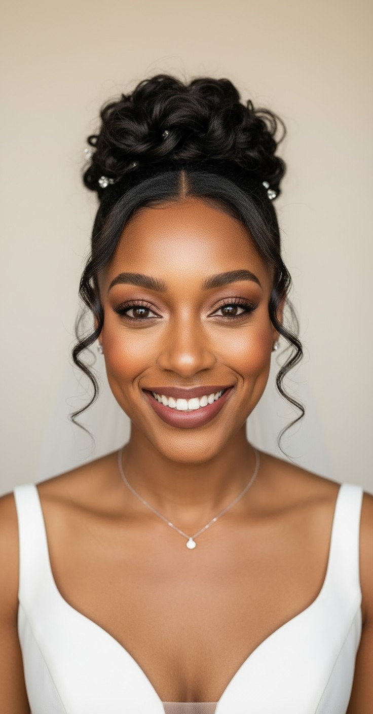 After Messy Hairdo For Wedding